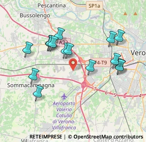 Mappa Via XXI Luglio, 37066 Sommacampagna VR, Italia (3.78333)