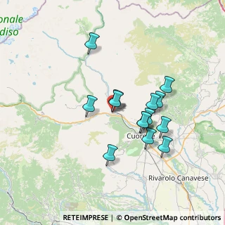 Mappa Via Gen. Caplo Alberto della Chiesa, 10085 Pont Canavese TO, Italia (6.04071)