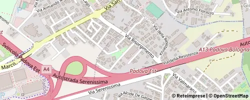 Mappa Noventa Padovana