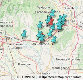 Mappa Piazzetta Alessandro Zenatello, 37032 Monteforte d'Alpone VR, Italia (10.811)
