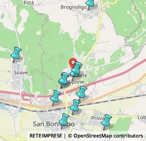 Mappa Piazzetta Alessandro Zenatello, 37032 Monteforte d'Alpone VR, Italia (2.07545)