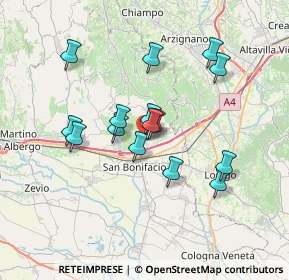 Mappa Piazzetta Alessandro Zenatello, 37032 Monteforte d'Alpone VR, Italia (6.00333)