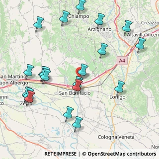 Mappa Piazzetta Alessandro Zenatello, 37032 Monteforte d'Alpone VR, Italia (9.7935)