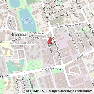 Mappa Via Modena, 14, 20090 Buccinasco, Milano (Lombardia)