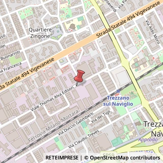 Mappa Via T. Edison, 5, 20090 Trezzano sul Naviglio, Milano (Lombardia)