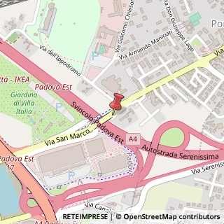 Mappa Via s. marco 262, 35129 Padova, Padova (Veneto)