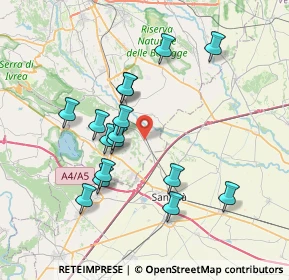 Mappa SP 322, 13881 Dorzano BI (6.89313)