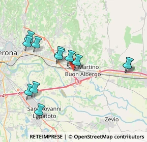 Mappa Via della Concordia, 37036 San Martino Buon Albergo VR, Italia (4.06667)