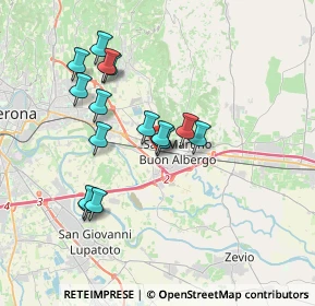 Mappa Via della Concordia, 37036 San Martino Buon Albergo VR, Italia (3.276)