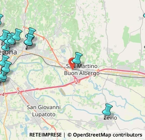 Mappa Via della Concordia, 37036 San Martino Buon Albergo VR, Italia (7.2175)