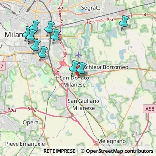 Mappa Via Unica Bolgiano, 20097 San Donato Milanese MI, Italia (5.02636)