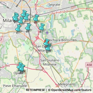 Mappa Via Unica Bolgiano, 20097 San Donato Milanese MI, Italia (5.30357)