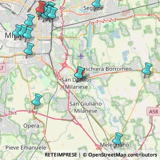 Mappa Via Unica Bolgiano, 20097 San Donato Milanese MI, Italia (6.7675)