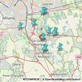 Mappa Via Unica Bolgiano, 20097 San Donato Milanese MI, Italia (3.27182)