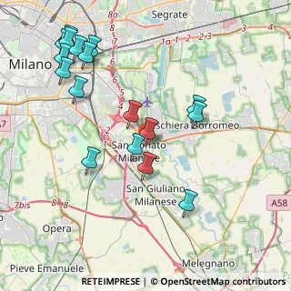 Mappa Via Unica Bolgiano, 20097 San Donato Milanese MI, Italia (4.53176)