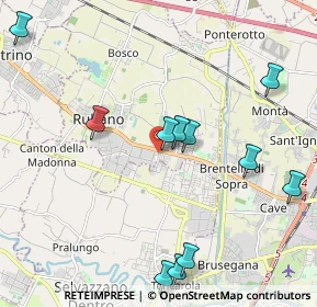 Mappa Via Giotto, 35030 Sarmeola PD, Italia (2.32182)