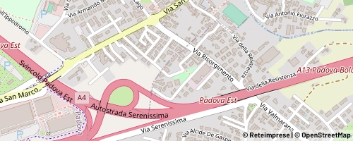 Mappa Noventa Padovana