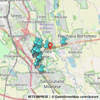 Mappa Via Ferrandina, 20097 San Donato Milanese MI, Italia (1.44467)