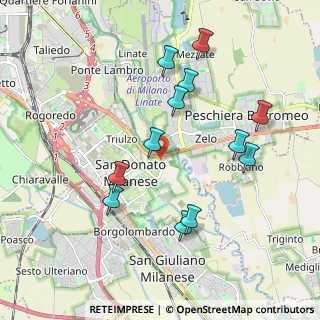 Mappa Via Ferrandina, 20097 San Donato Milanese MI, Italia (1.93333)