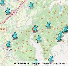 Mappa Contrada Pederiva, 36040 Val Liona VI, Italia (5.987)