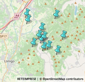 Mappa Contrada Pederiva, 36040 Val Liona VI, Italia (2.52583)