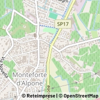 Mapa Monteforte d'Alpone