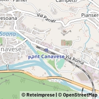 Mapa Pont Canavese