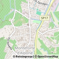 Kartta Monteforte d'Alpone