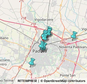 Mappa Via Domenico Piacentino, 35135 Padova PD, Italia (1.79091)