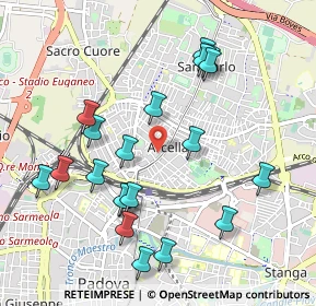 Mappa Passaggio Tullio Campello, 35132 Padova PD, Italia (1.041)