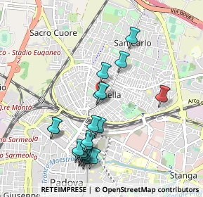 Mappa Via Domenico Piacentino, 35135 Padova PD, Italia (1.0195)