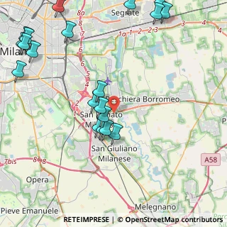 Mappa SS 415, 20097 San Donato Milanese MI, Italia (5.4715)