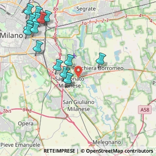 Mappa SS 415, 20097 San Donato Milanese MI, Italia (5.21188)