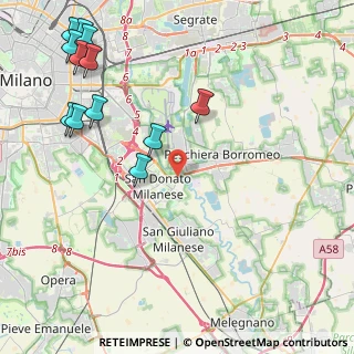 Mappa SS 415, 20097 San Donato Milanese MI, Italia (5.555)