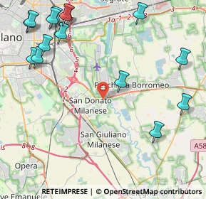 Mappa SS 415, 20097 San Donato Milanese MI, Italia (5.85)