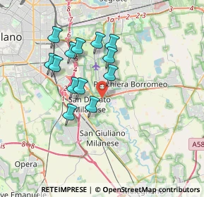 Mappa SS 415, 20097 San Donato Milanese MI, Italia (3.13462)
