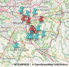 Mappa SS 415, 20097 San Donato Milanese MI, Italia (5.42357)