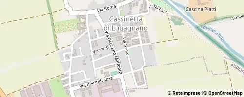 Mappa Cassinetta di Lugagnano