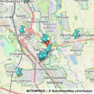 Mappa Via Giuseppe Dossetti, 20097 San Donato Milanese MI, Italia (1.89455)