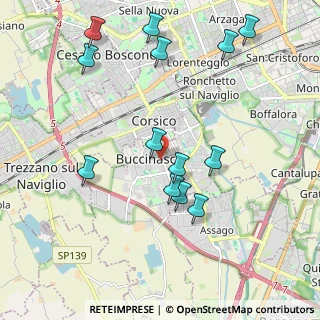 Mappa Via Gustavo Modena, 20090 Buccinasco MI, Italia (2.17769)