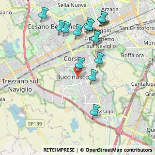 Mappa Via Gustavo Modena, 20090 Buccinasco MI, Italia (2.226)