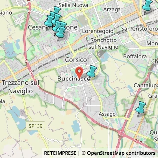 Mappa Via Gustavo Modena, 20090 Buccinasco MI, Italia (3.09182)