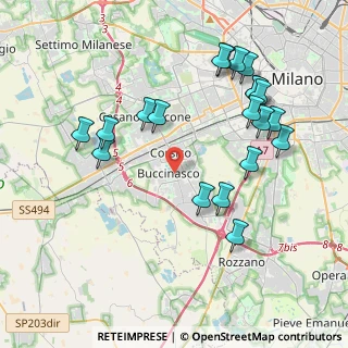 Mappa Via Gustavo Modena, 20090 Buccinasco MI, Italia (4.2865)