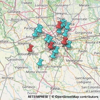 Mappa Via Gustavo Modena, 20090 Buccinasco MI, Italia (10.36)