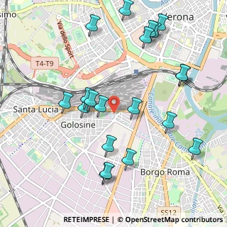 Mappa Via Ugo Zannoni, 37136 Verona VR, Italia (1.135)