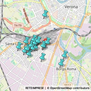 Mappa Via Ugo Zannoni, 37136 Verona VR, Italia (0.765)