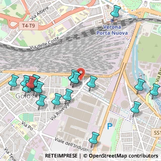 Mappa Via Ugo Zannoni, 37136 Verona VR, Italia (0.623)