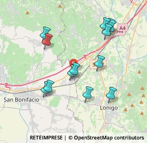 Mappa Via Michele Ferrari, 36053 Gambellara VI, Italia (3.78231)