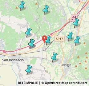Mappa Via Michele Ferrari, 36053 Gambellara VI, Italia (4.23909)
