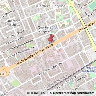 Mappa Viale Leonardo da Vinci, 98, 20090 Trezzano sul Naviglio, Milano (Lombardia)